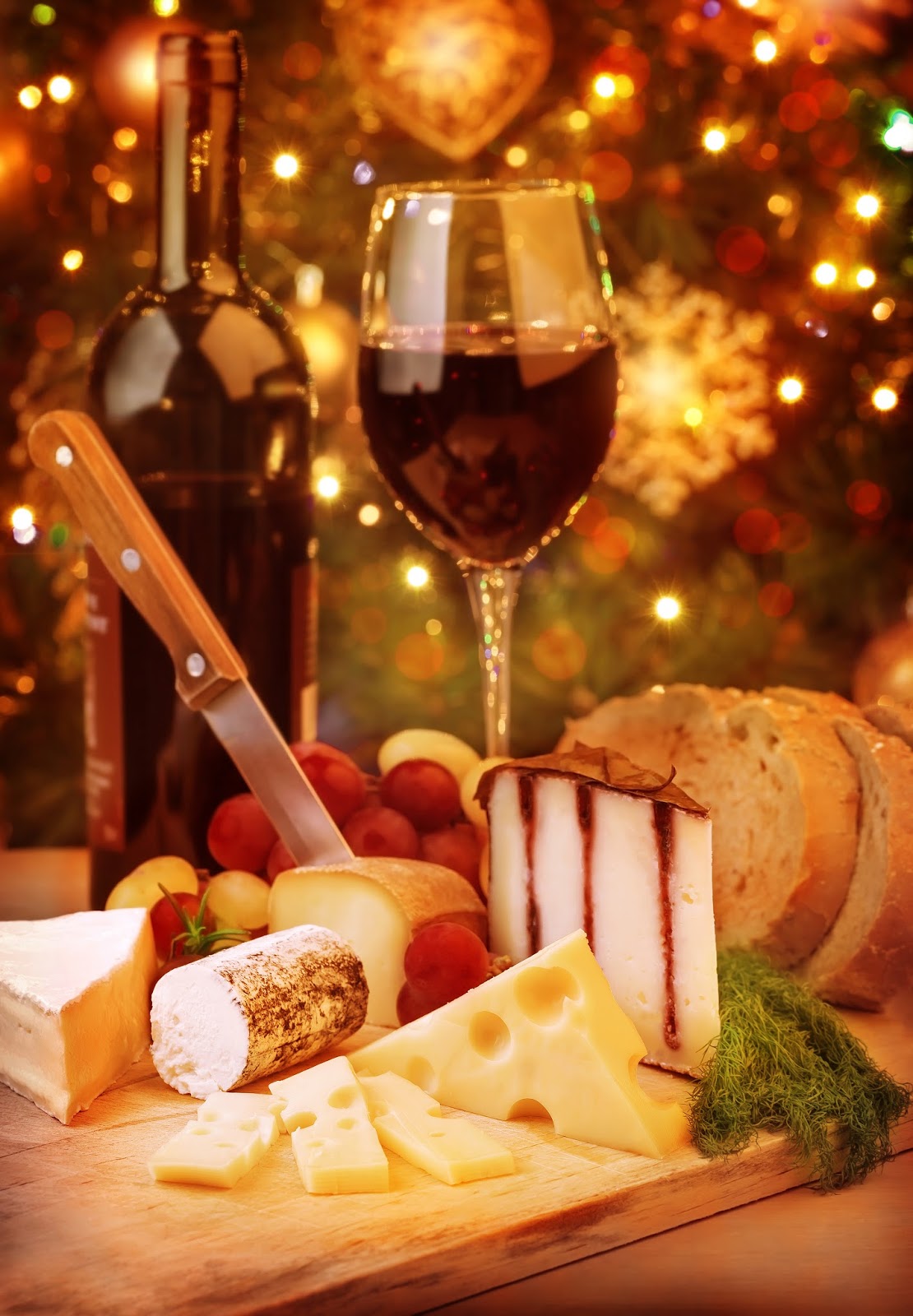 Wine and Cheese Christmas Party
